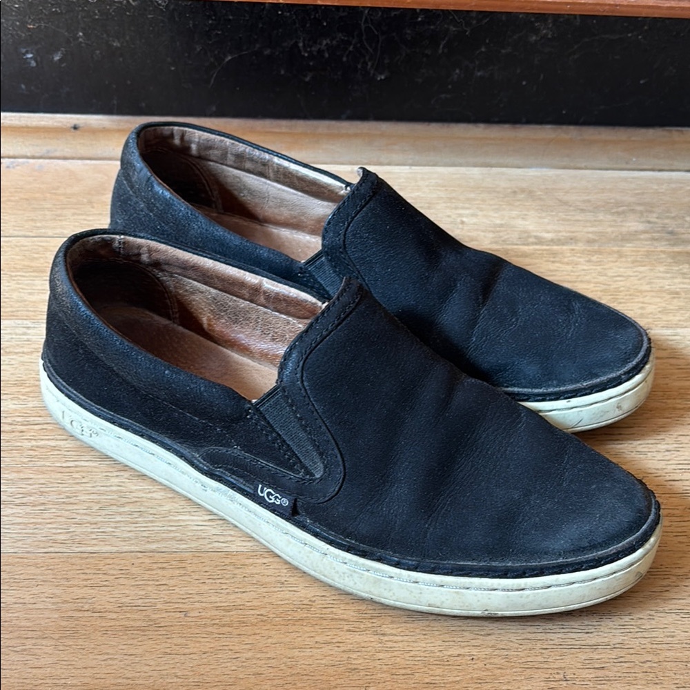 UGG Black Loafers Slip-On Shoes